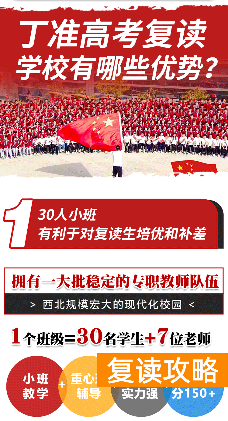 西安丁准学校招生标准（丁准高考2023届复读生招生简章）